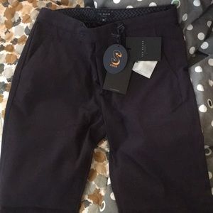 Ted Baker London Slim fit textured trousers